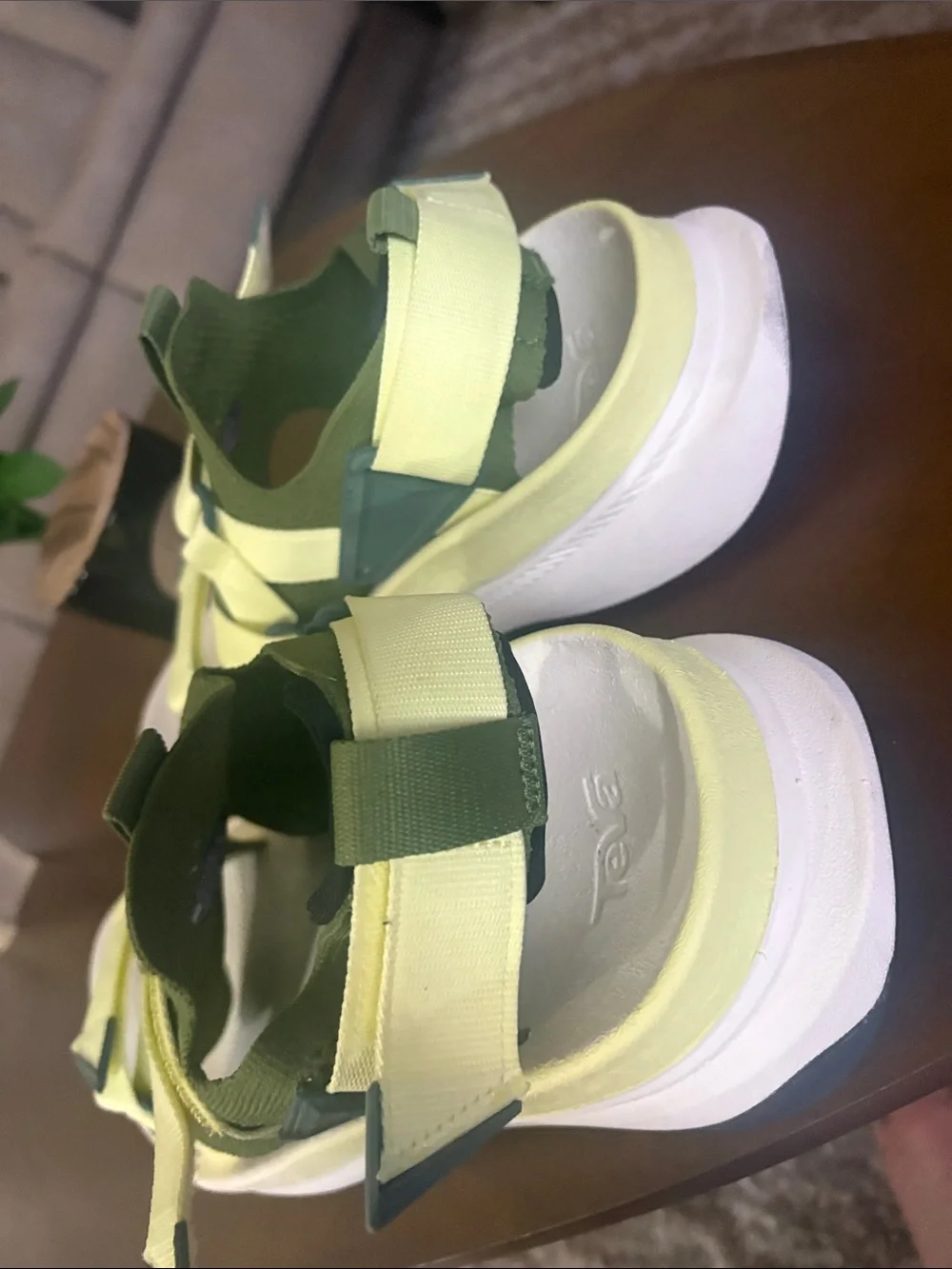 Teva Men’s Green & Yellow Sport Sandals